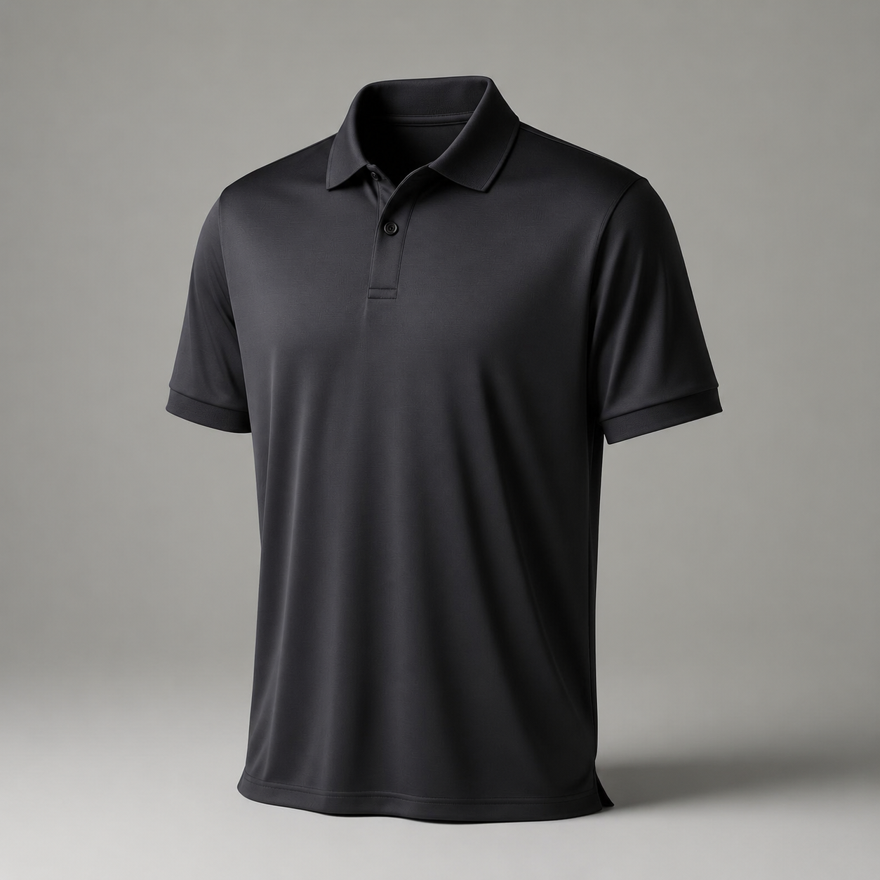 Polo Premium — preto profundo